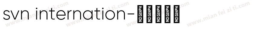 svn internation字体转换